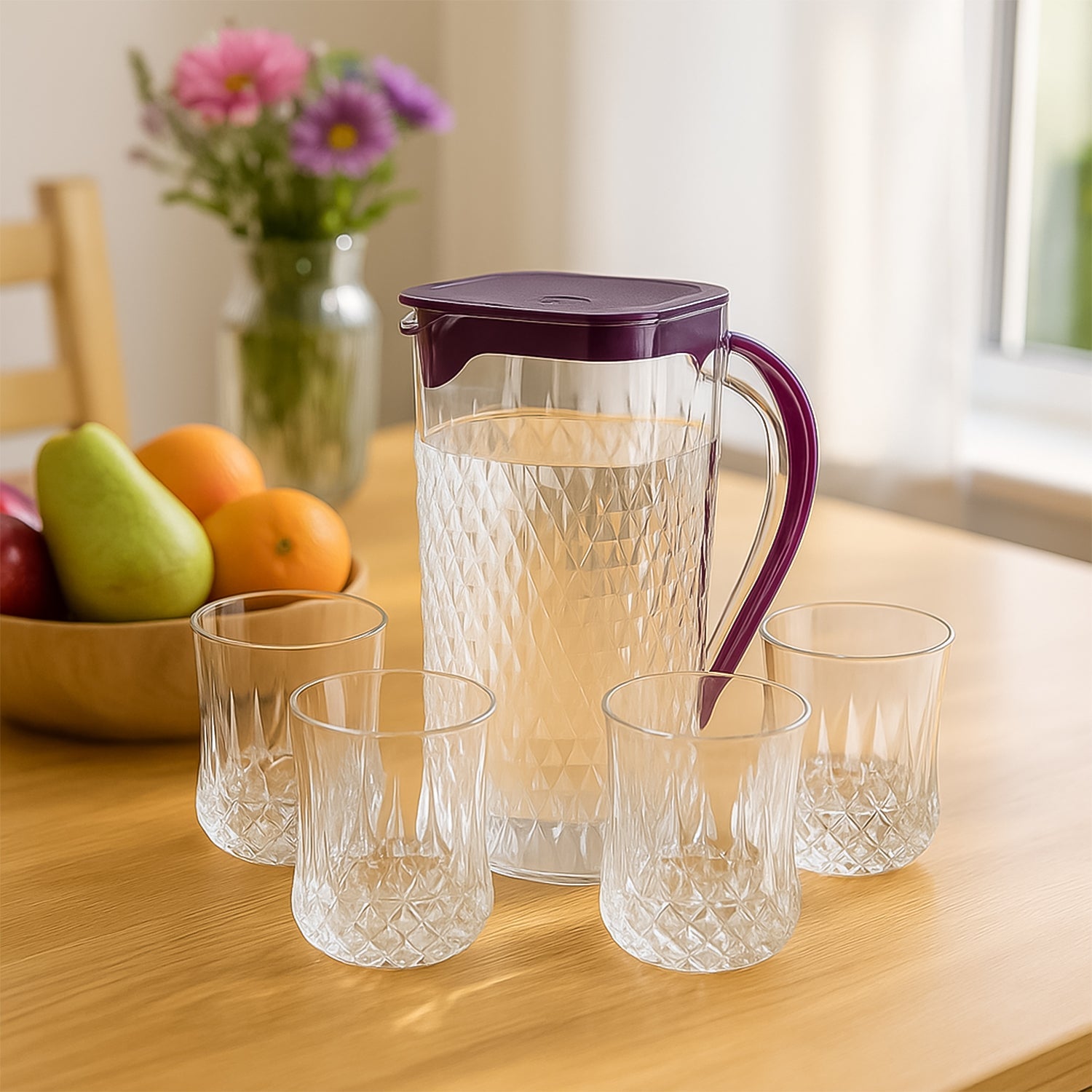 Jug with Glasses Combo Set Jug with Glasses Combo Set